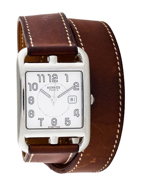 hermes cape cod double tour strap|hermes cape cod watch gold.